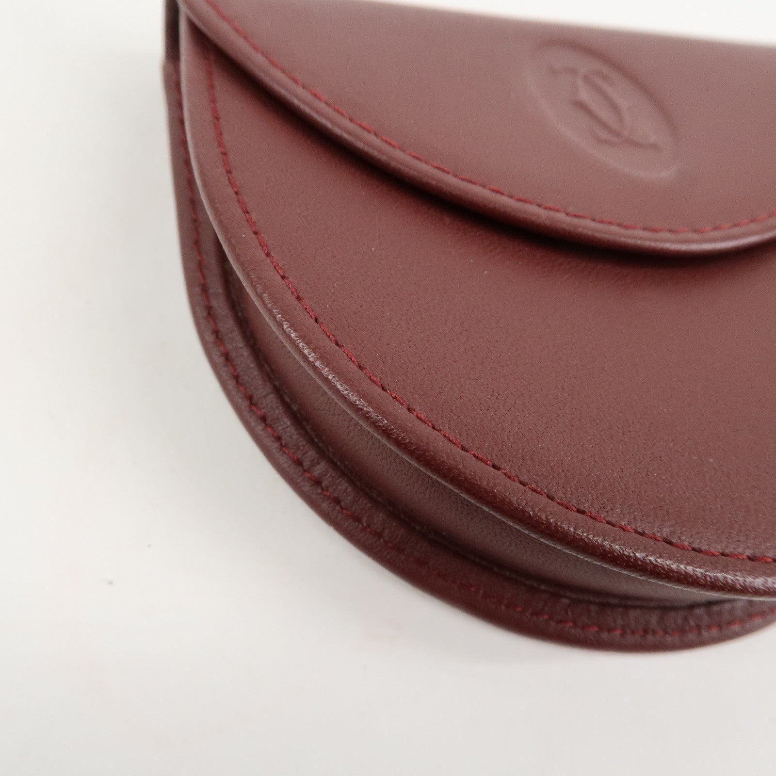 Cartier Must de Cartier Must Line Leather Coin Case L3000123 Used