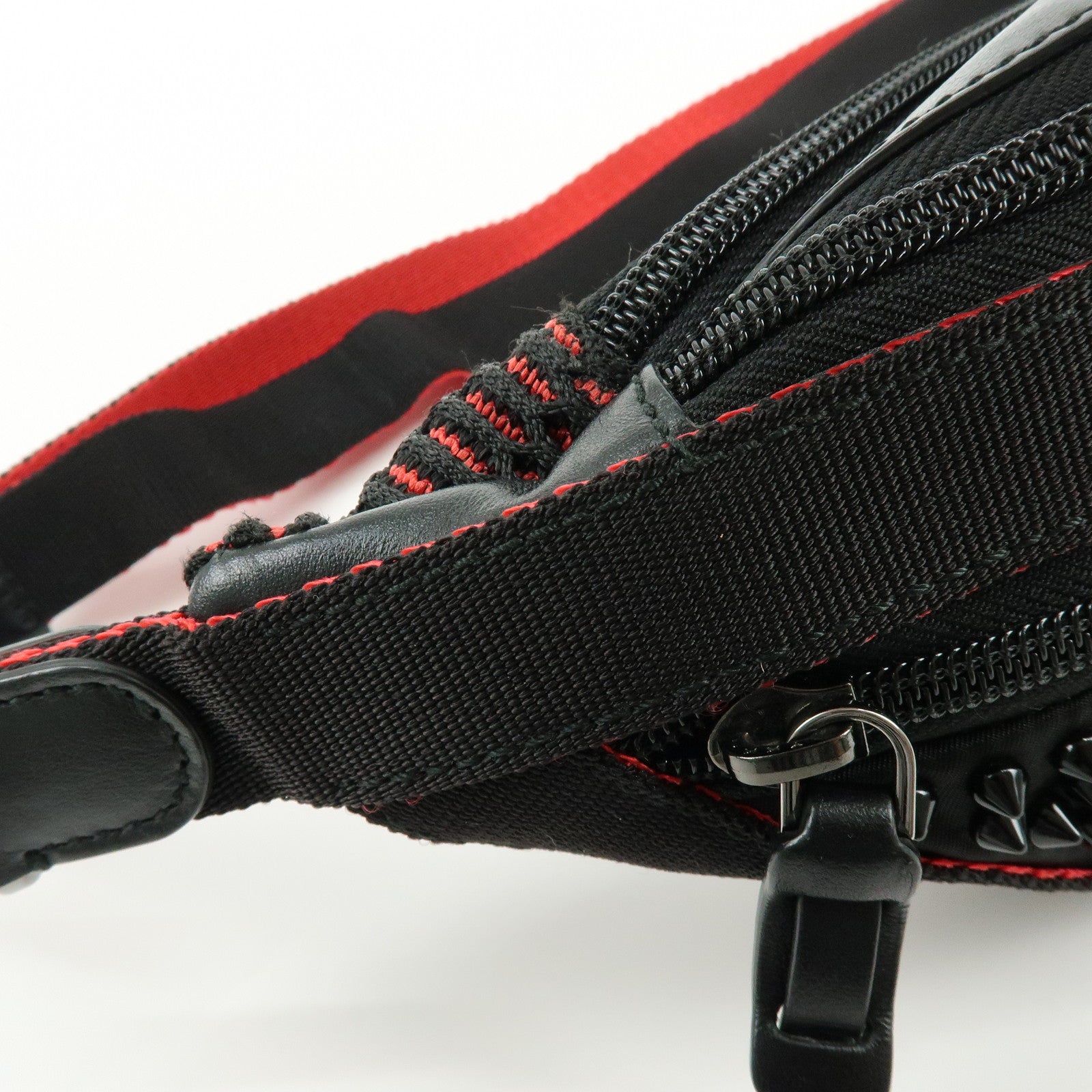 Christian Louboutin Paris New York City Nylon Canvas Waist Bag