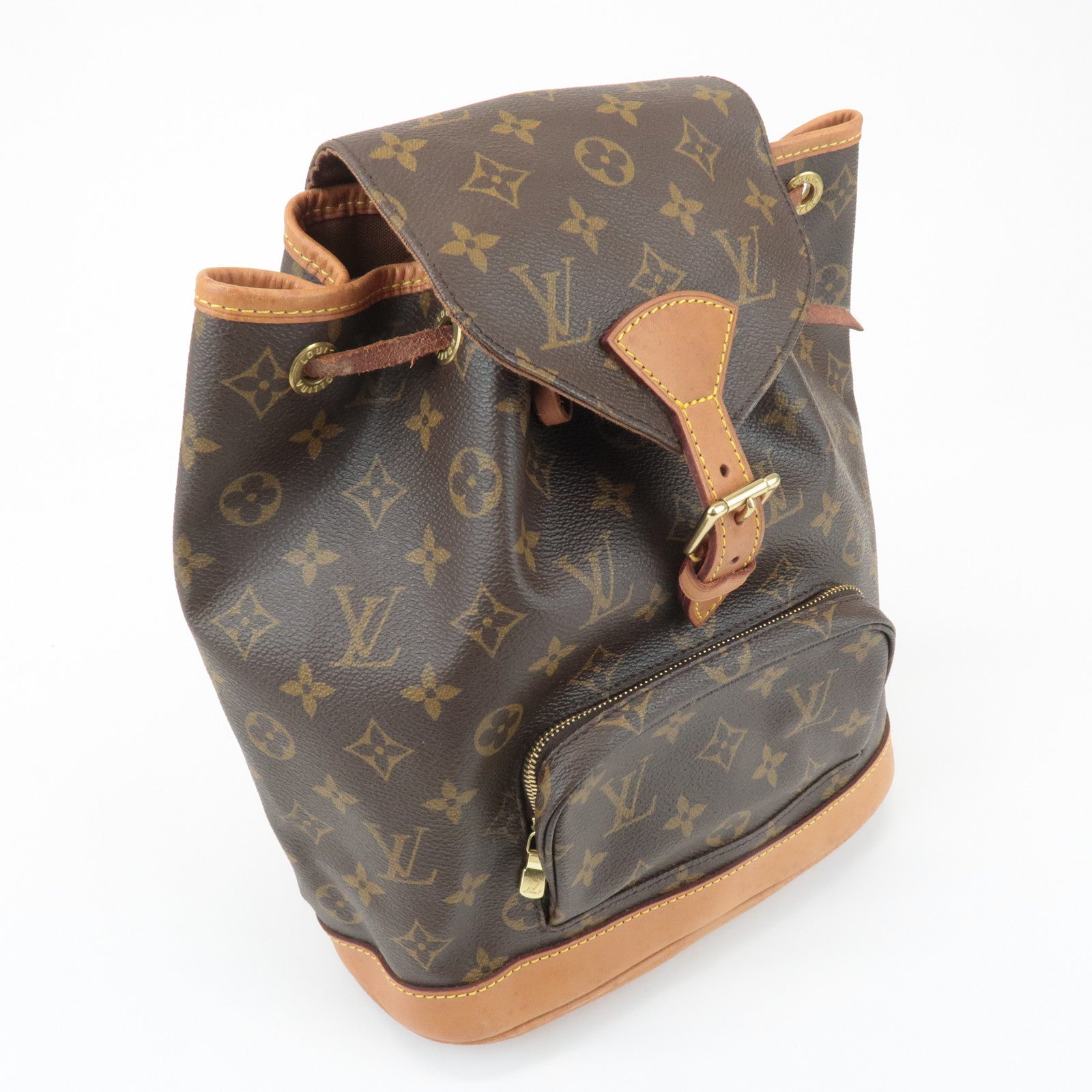 Louis Vuitton Monogram Montsouris MM Backpack Brown M51136