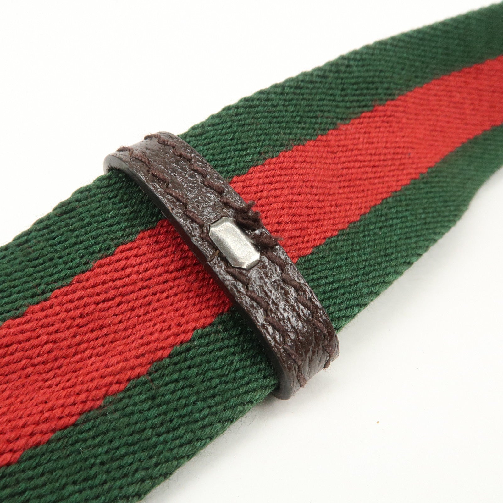 GUCCI Sherry GG Canvas Leather Shoulder Bag Beige Brown 181092