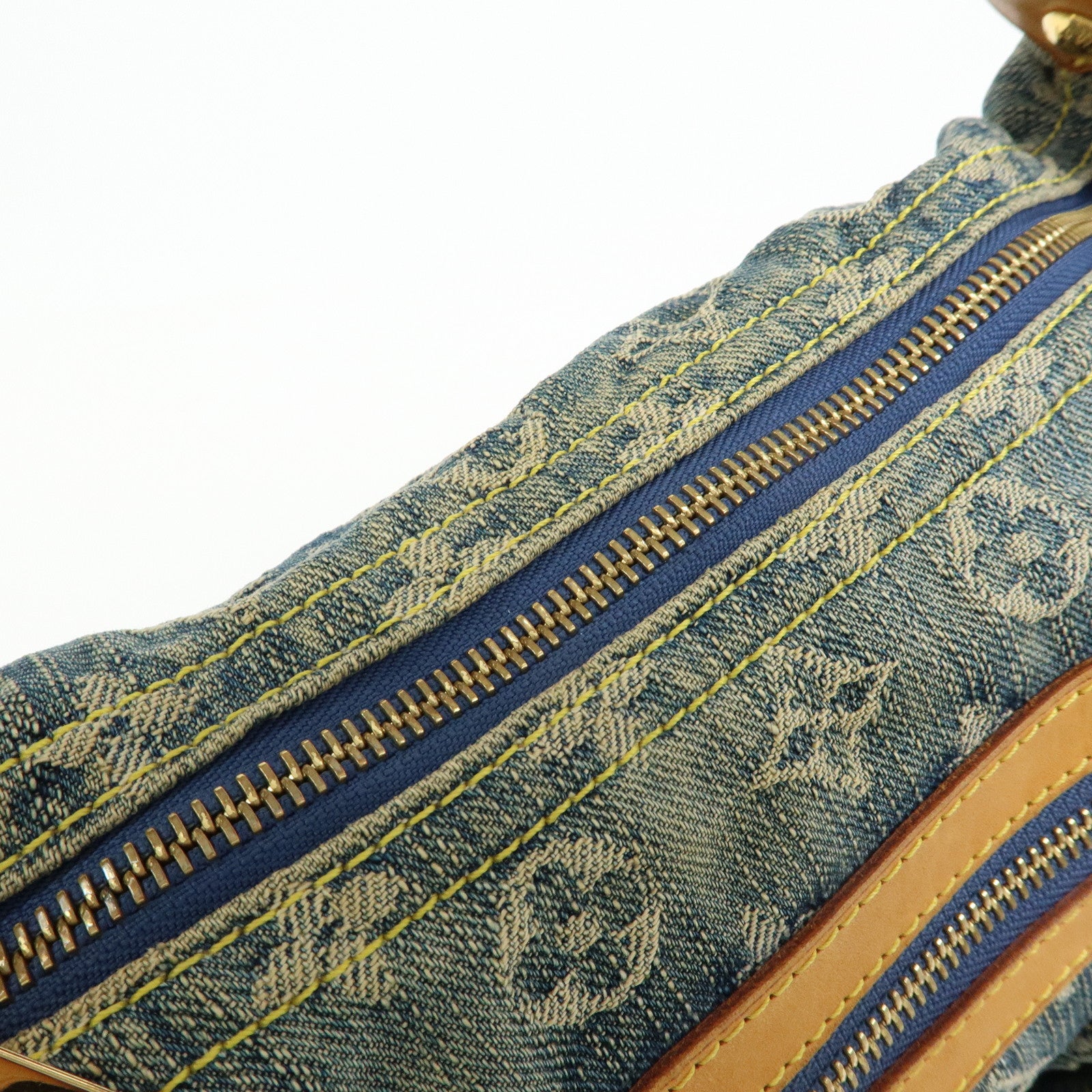 Louis Vuitton Monogram Denim Baggy PM 2Way Bag Shoulder Bag M95049