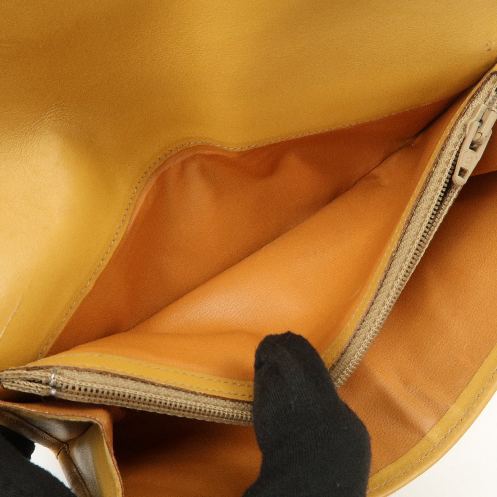 CELINE Macadam PVC Leather Long Wallet Brown