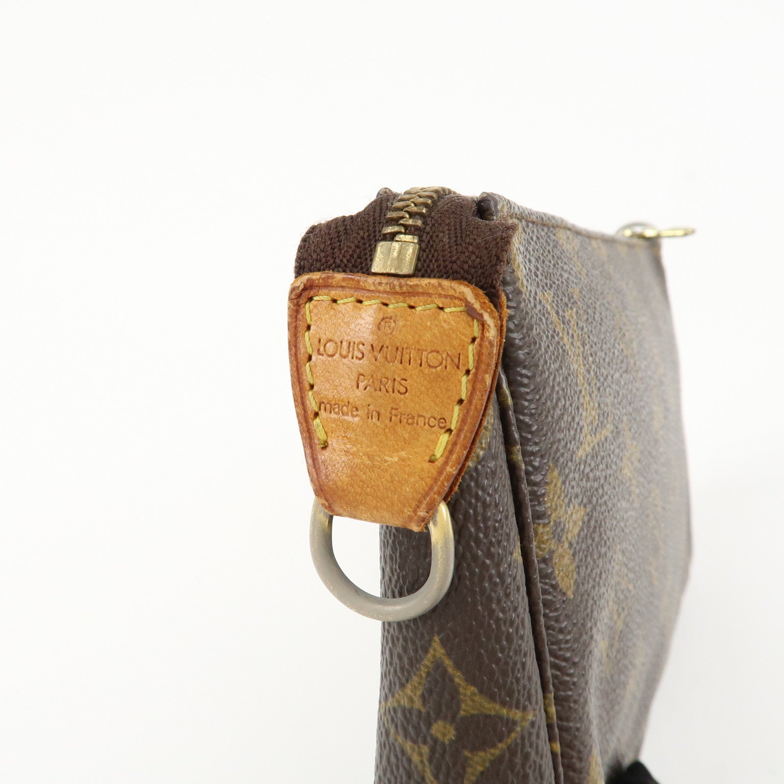 Louis Vuitton Monogram Pochette Accessoires Hand Bag Brown M51980 Used