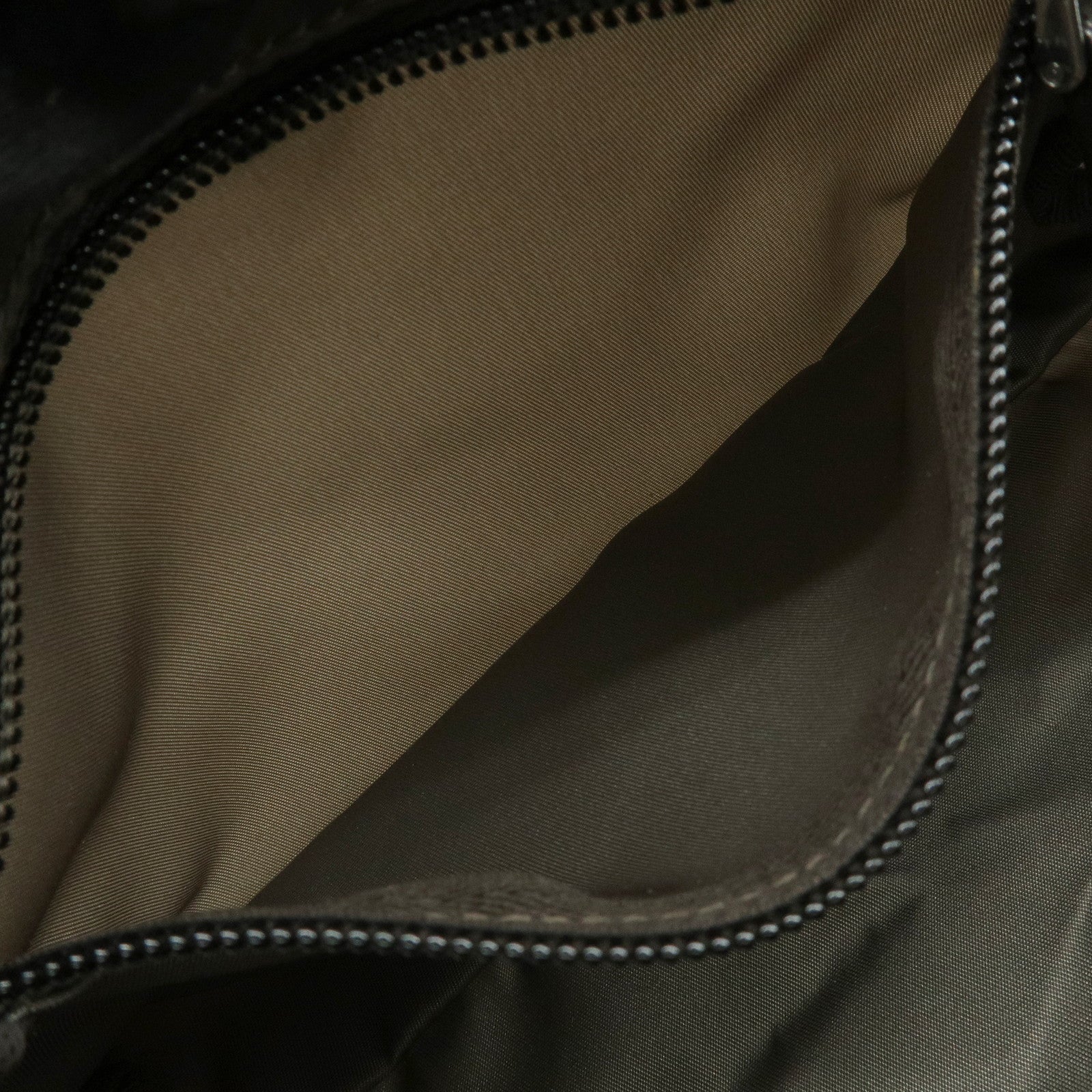 PRADA Triangle Logo Set of 2 Nylon Pouch Cosmetic Pouch Red Khaki