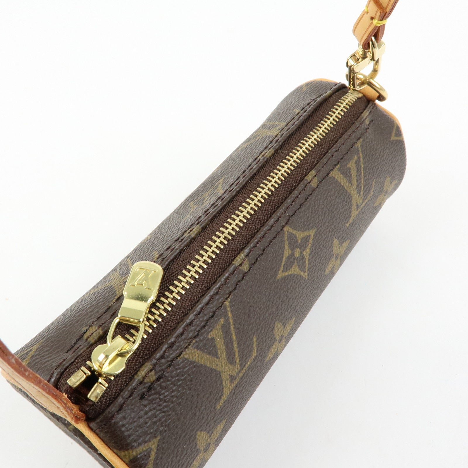 Louis Vuitton Monogram Mini Pouch for Papillon Bag Brown