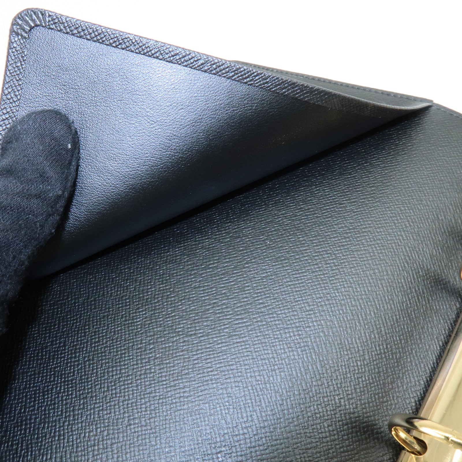Louis Vuitton Epi Agenda MM Planner Cover Noir Black R20202
