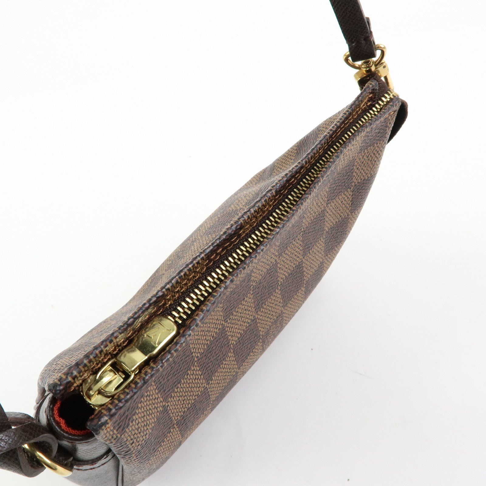 Louis Vuitton Damier Trousse Makeup Accessory Pouch Brown N51982