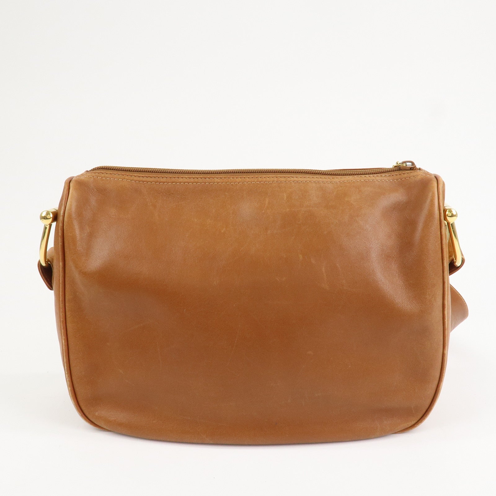 GUCCI Horsebit Leather Shoulder Bag Crossbody Bag 01.090.1411