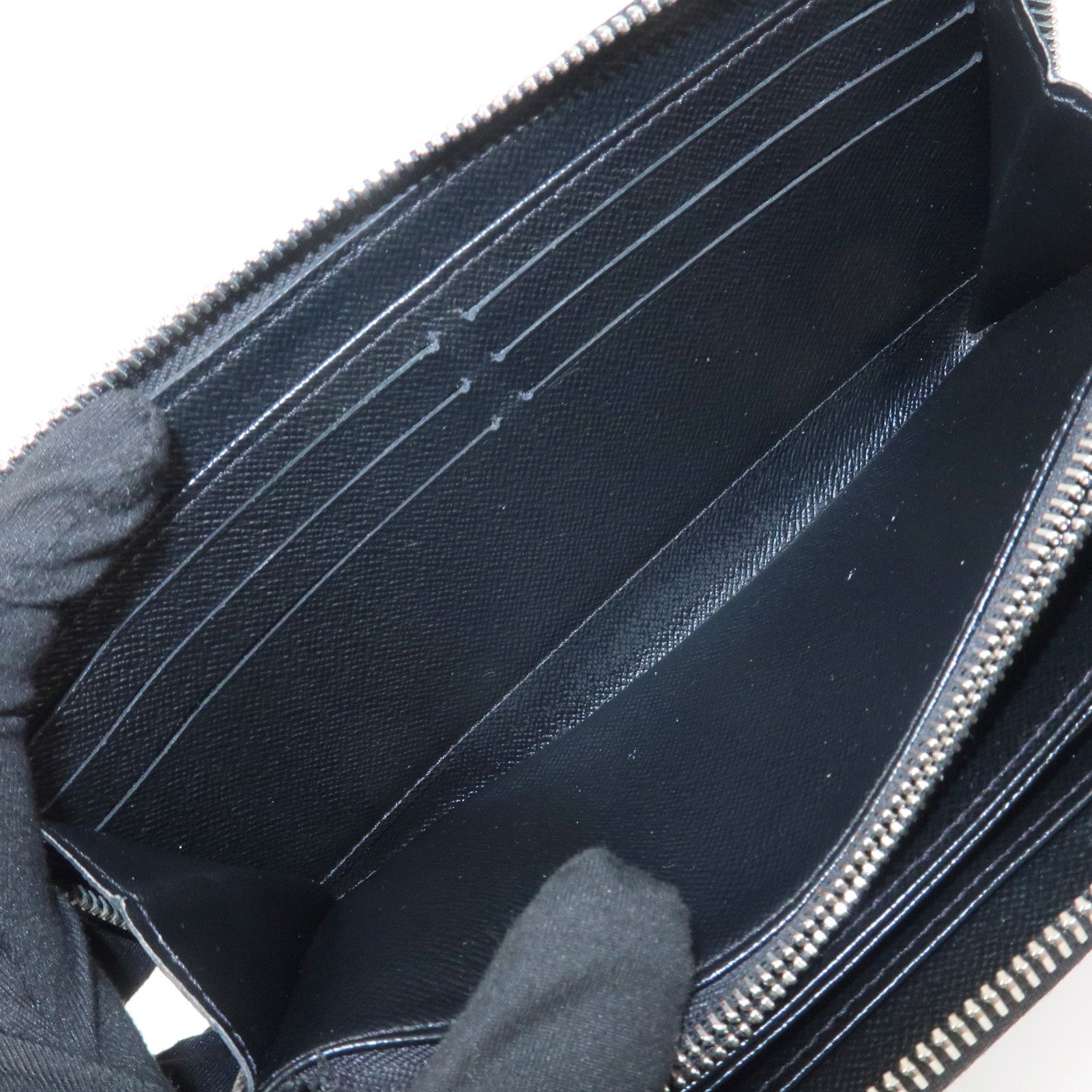 Louis Vuitton Epi Leather Zippy Long Wallet Noir Black M60072