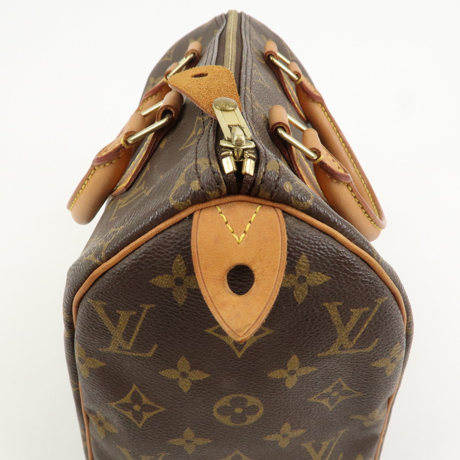 Louis Vuitton Monogram Speedy 25 Boston Bag Hand Bag Brown M41528