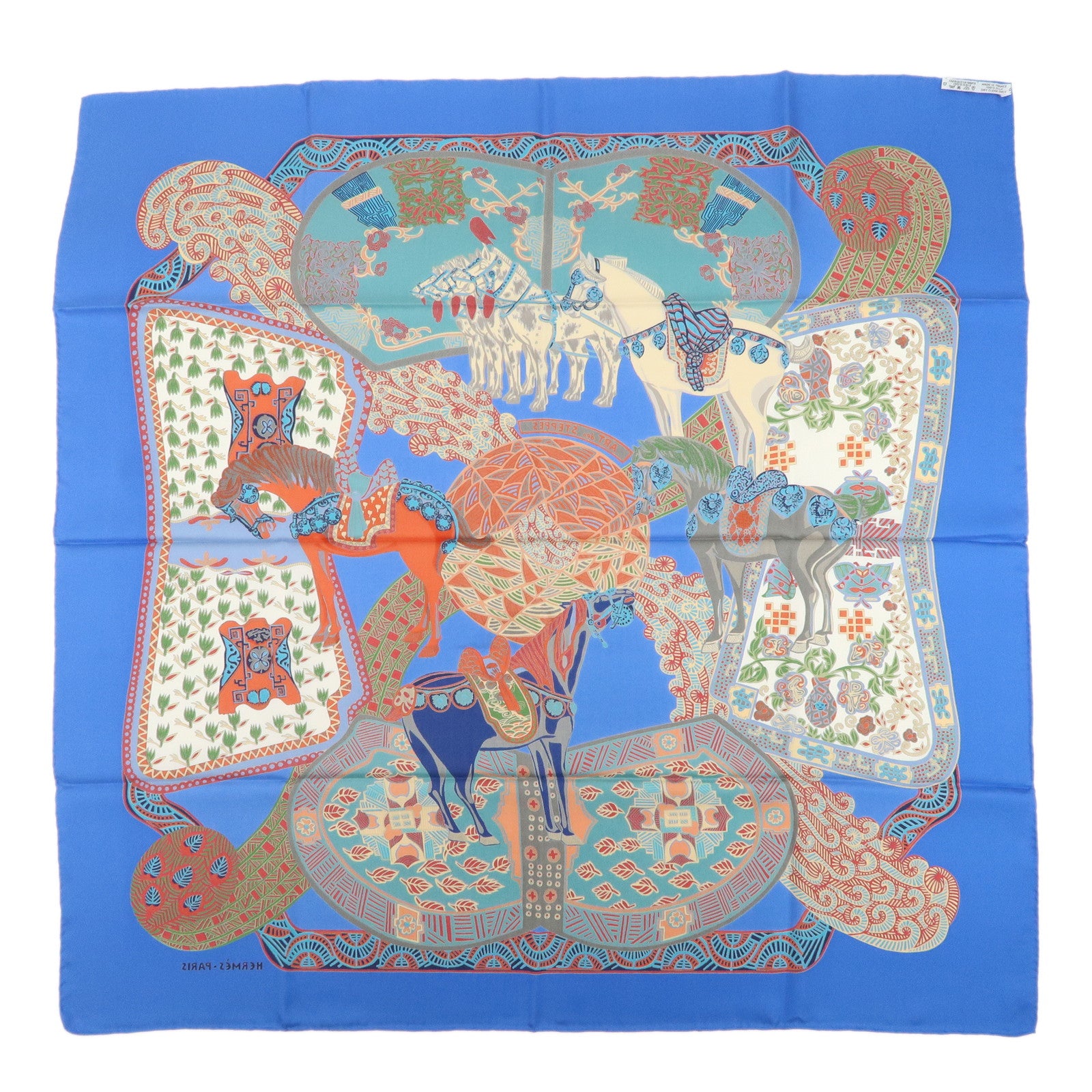 HERMES - Silk Blue Multicolor -