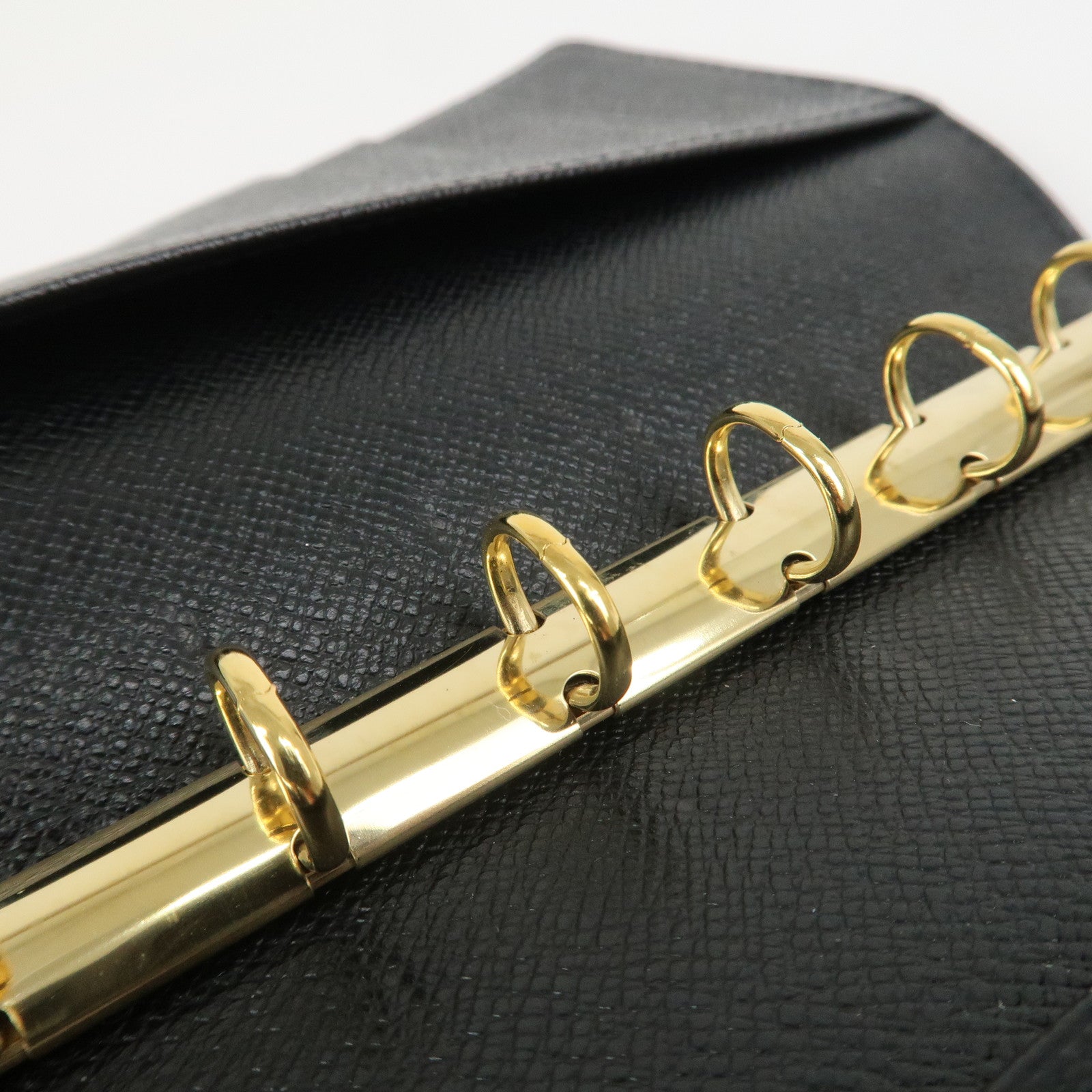 Louis Vuitton Epi Agenda PM Planner Cover Noir R20052