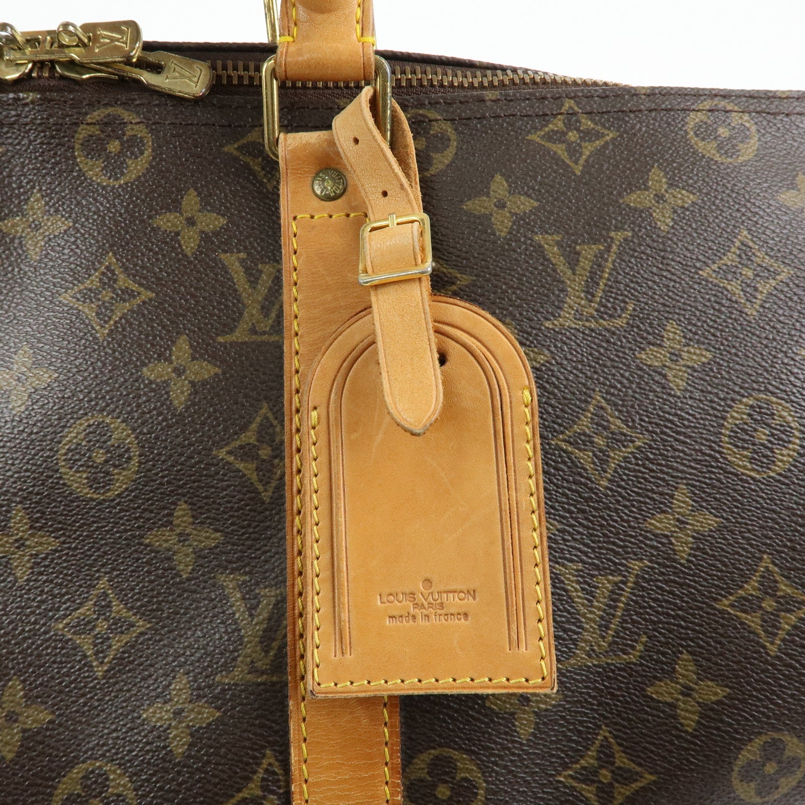 Louis Vuitton Monogram Keep All 45 Boston Bag Brown M41428