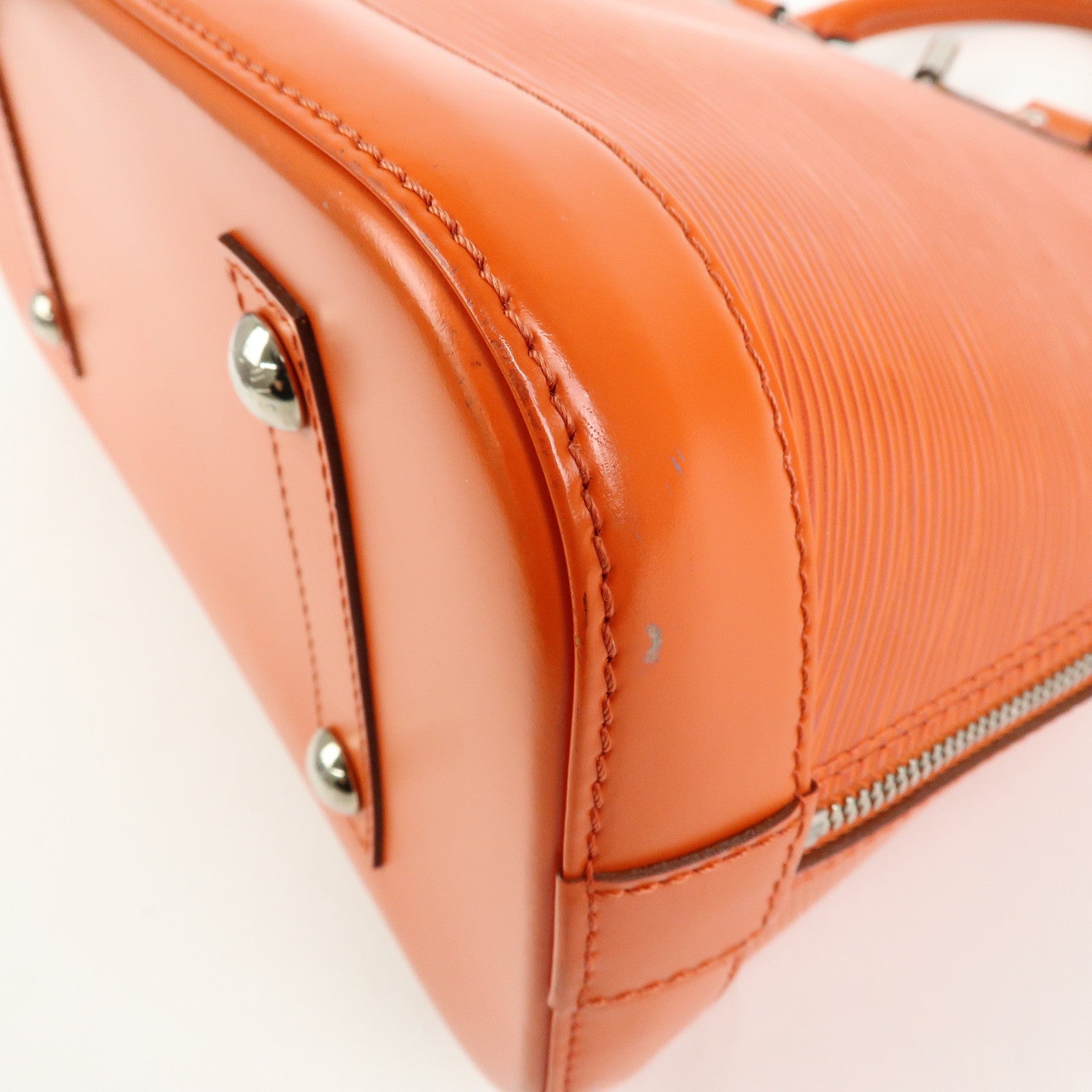 Louis Vuitton Epi Alma PM Hand Bag Pimont Orange M40623