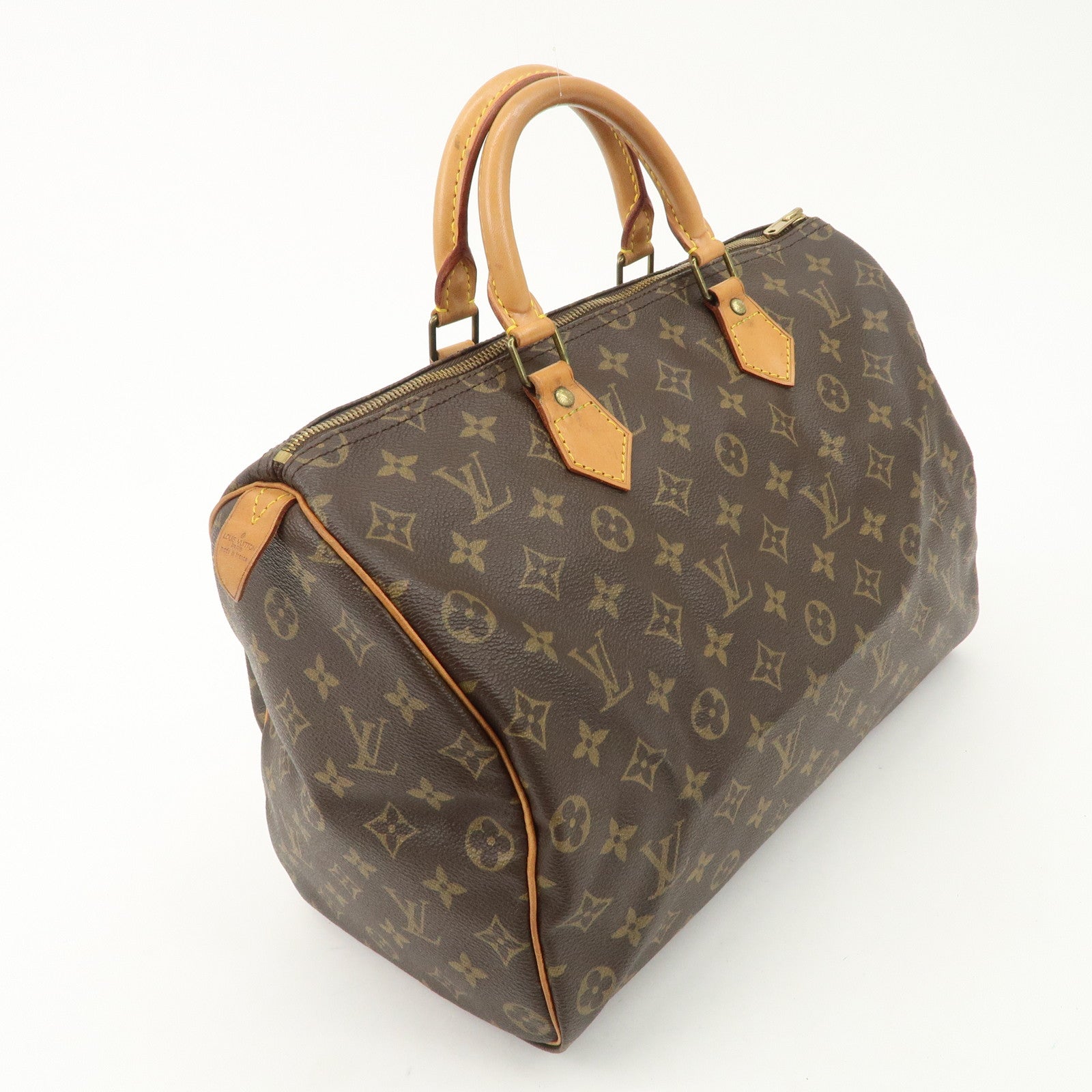 Louis Vuitton Monogram Speedy 35 Boston Bag Hand Bag M41524