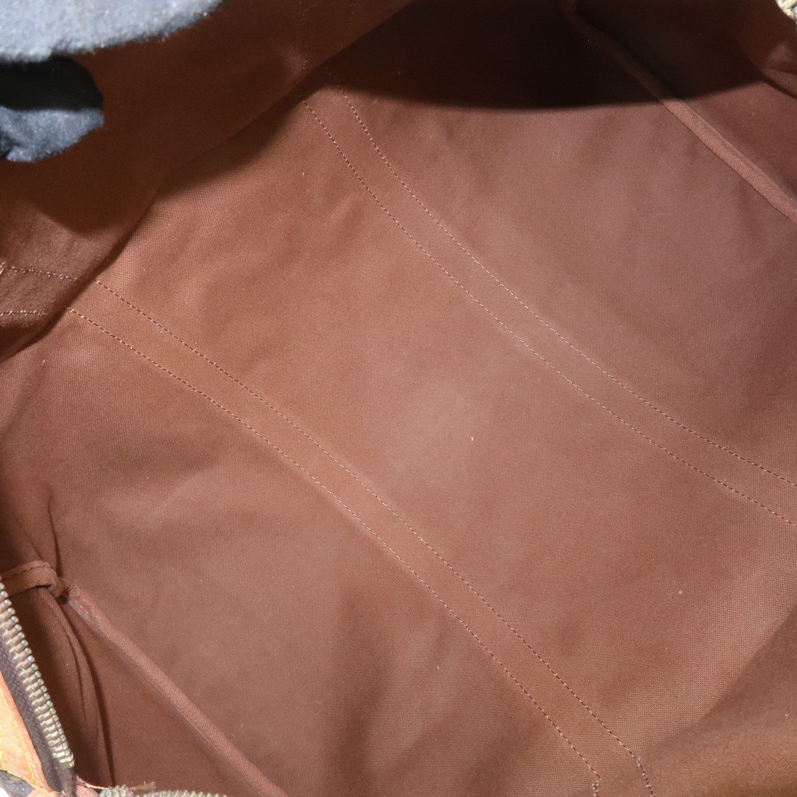 Louis Vuitton Monogram Sac Souple 45 Boston Bag Brown M41624