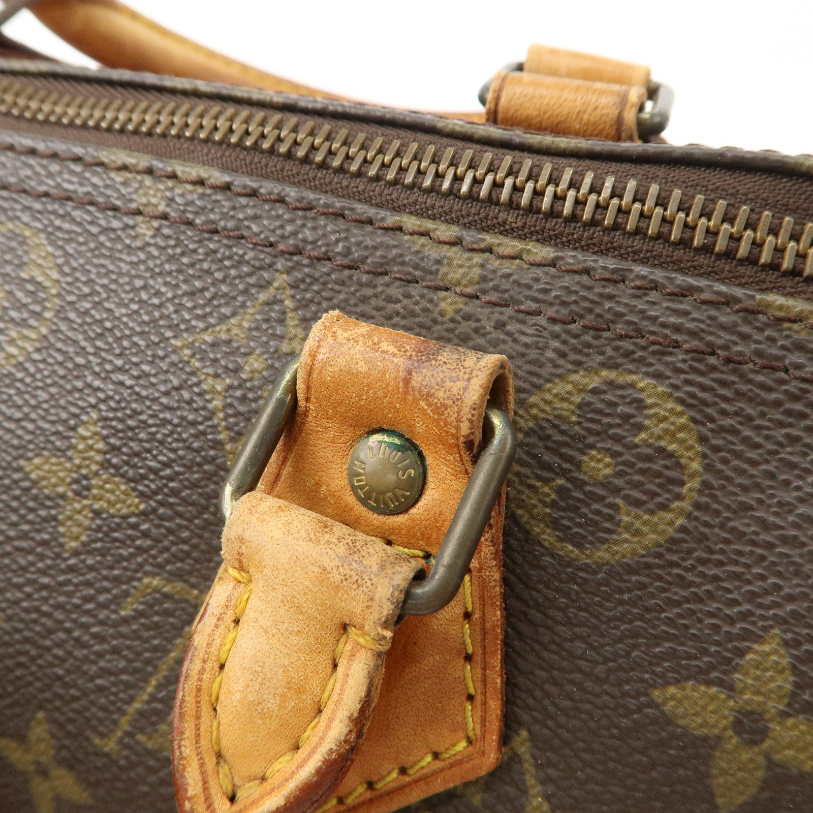 Louis Vuitton Monogram Speedy 30 Hand Bag Boston Bag M41526 Used