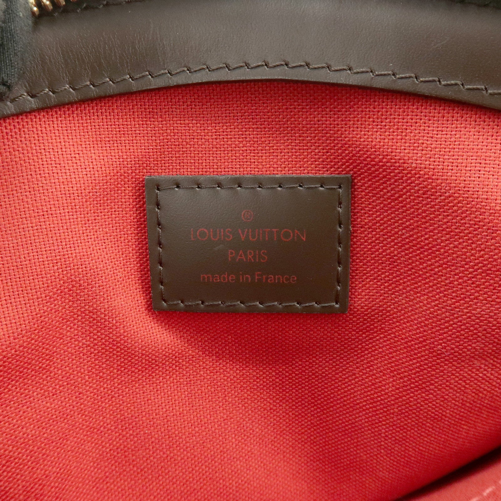 Louis Vuitton Damier Ebene Verona PM Hand Bag Brown