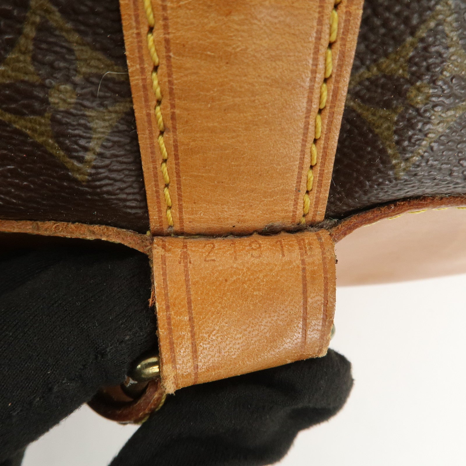 Louis Vuitton Monogram Randonnee GM Shoulder Bag Brown M42244
