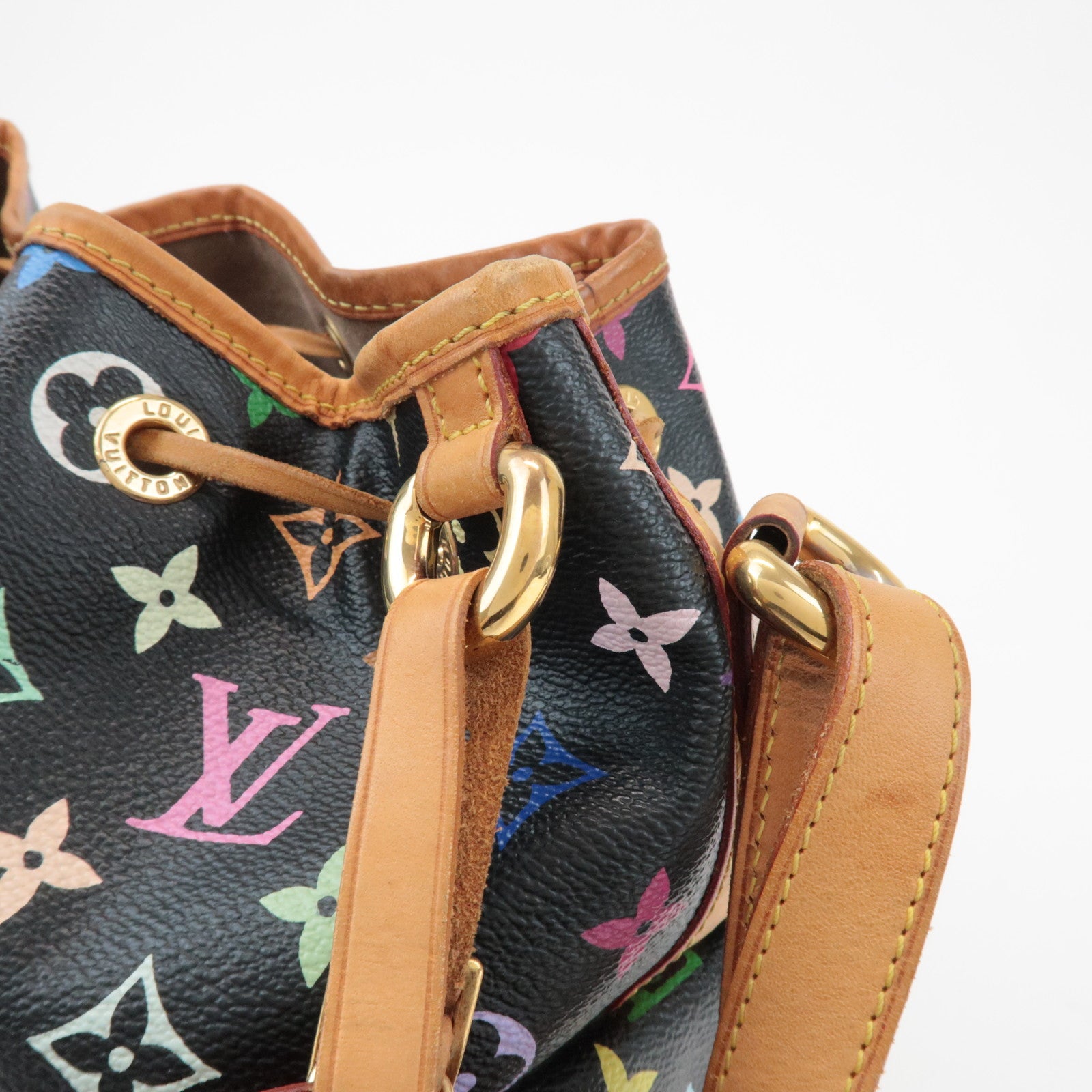 Louis Vuitton Monogram Multicolor Petit Noe Bag Noir M42230