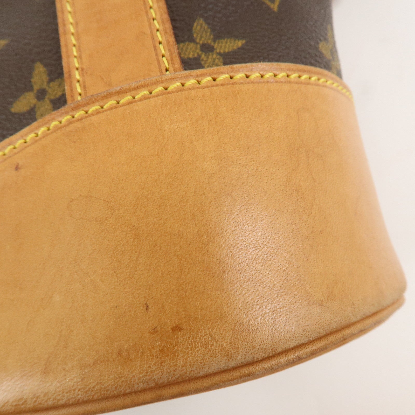 Louis Vuitton Monogram Randonnee PM Laundry Bag Brown M42243 Used