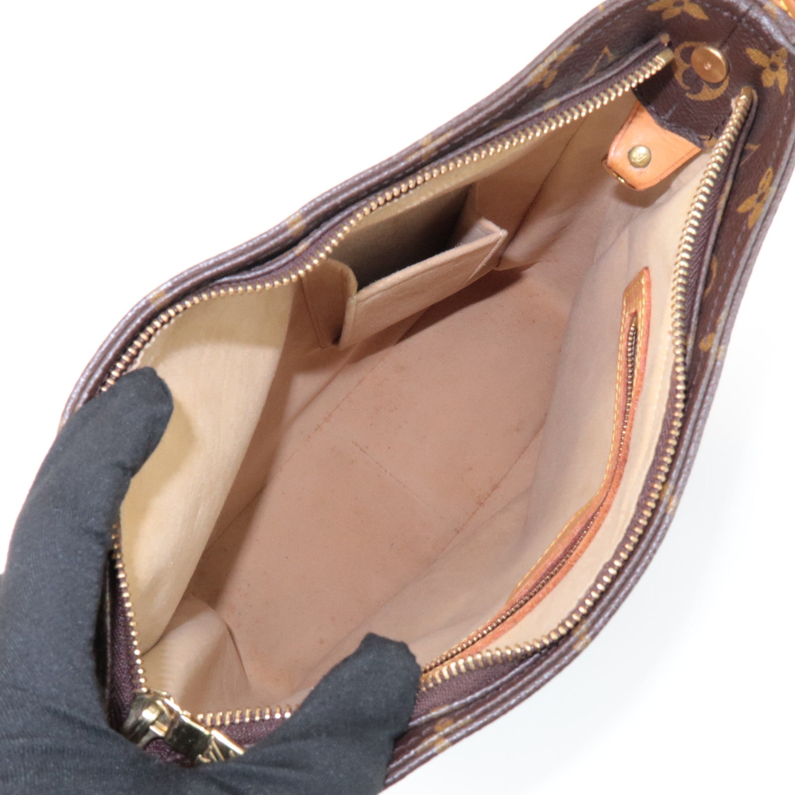 Louis Vuitton Monogram Looping GM Shoulder Bag Brown M51145