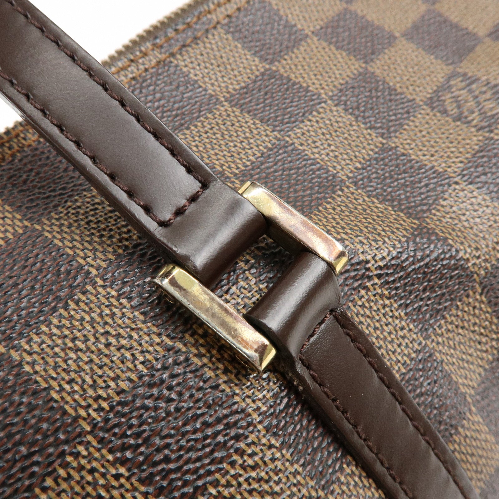 Louis Vuitton Damier Ebene Papillon 30 Hand Bag Brown N51303