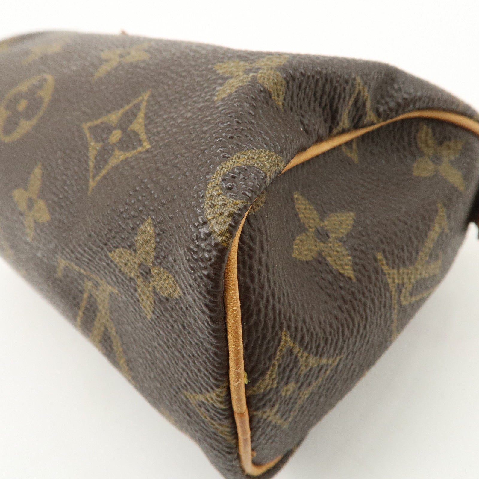 Louis Vuitton Monogram Canvas Mini Speedy Hand Bag Brown M41534