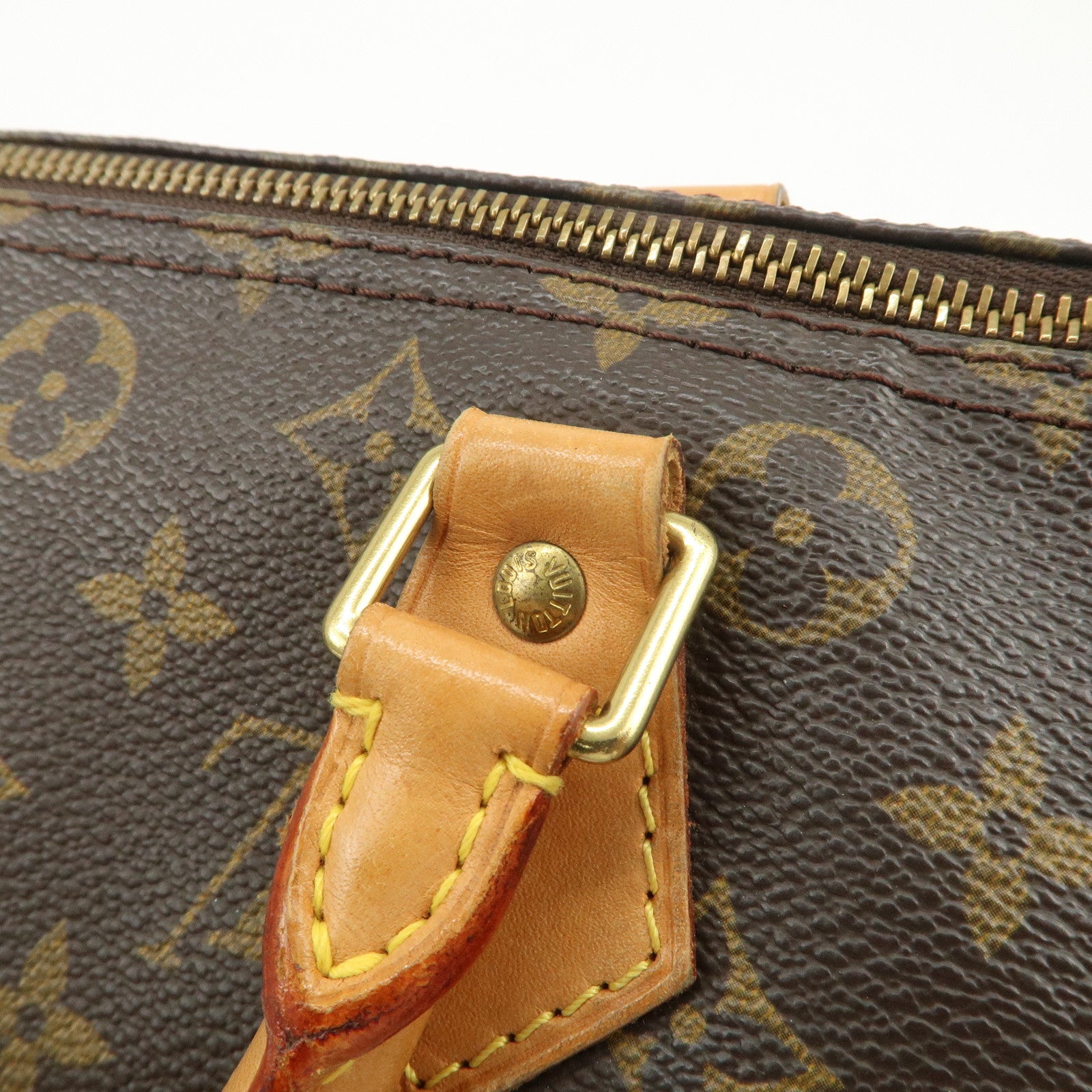 Louis Vuitton Monogram Speedy 30 Boston Bag Hand Bag Brown M41526
