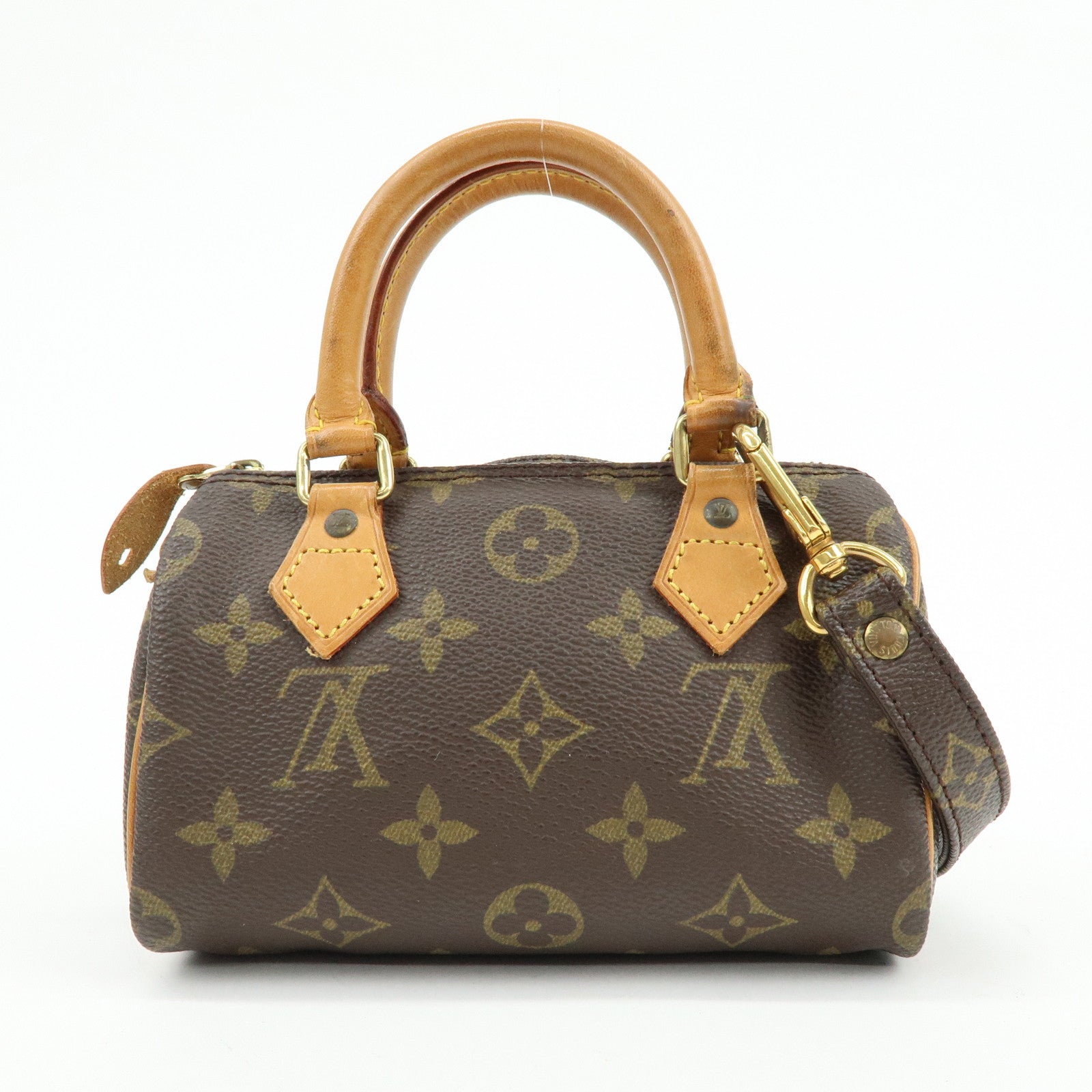 Louis Vuitton Monogram Mini Speedy Hand Bag Shoulder Bag M41534
