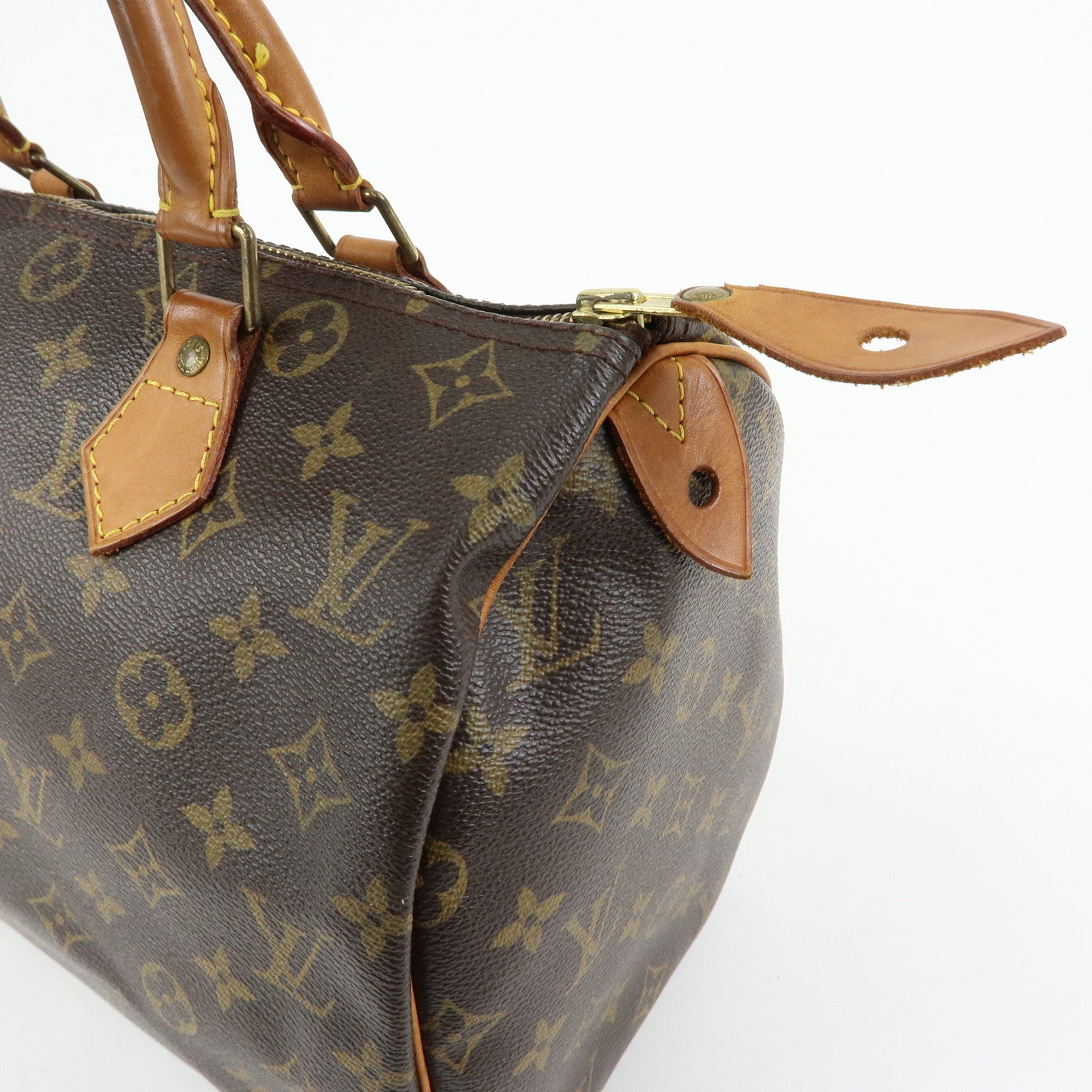 Louis Vuitton Monogram Speedy 30 Boston Bag Hand Bag Brown M41526