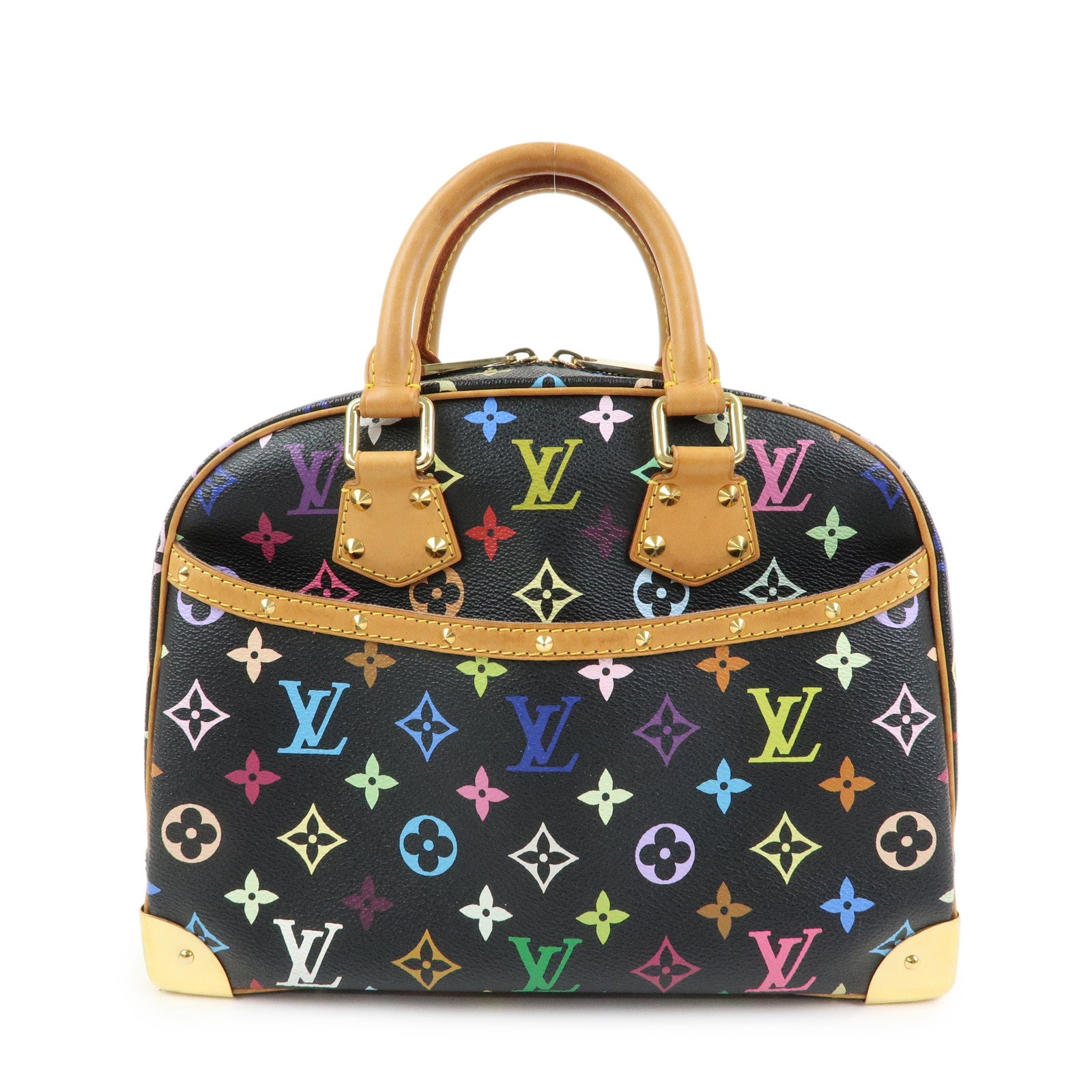 Louis Vuitton Monogram Trouville Multicolor Hand Bag Noir M92662