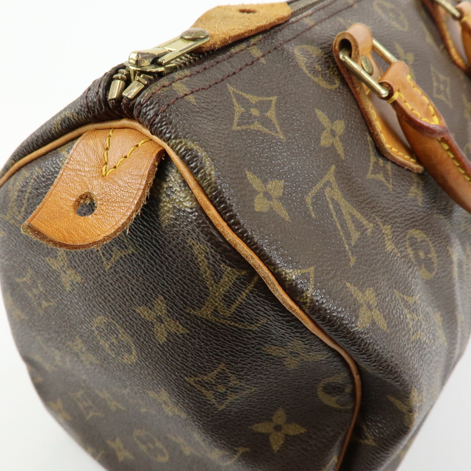 Louis Vuitton Monogram Speedy 30 Boston Bag Hand Bag Brown M41526