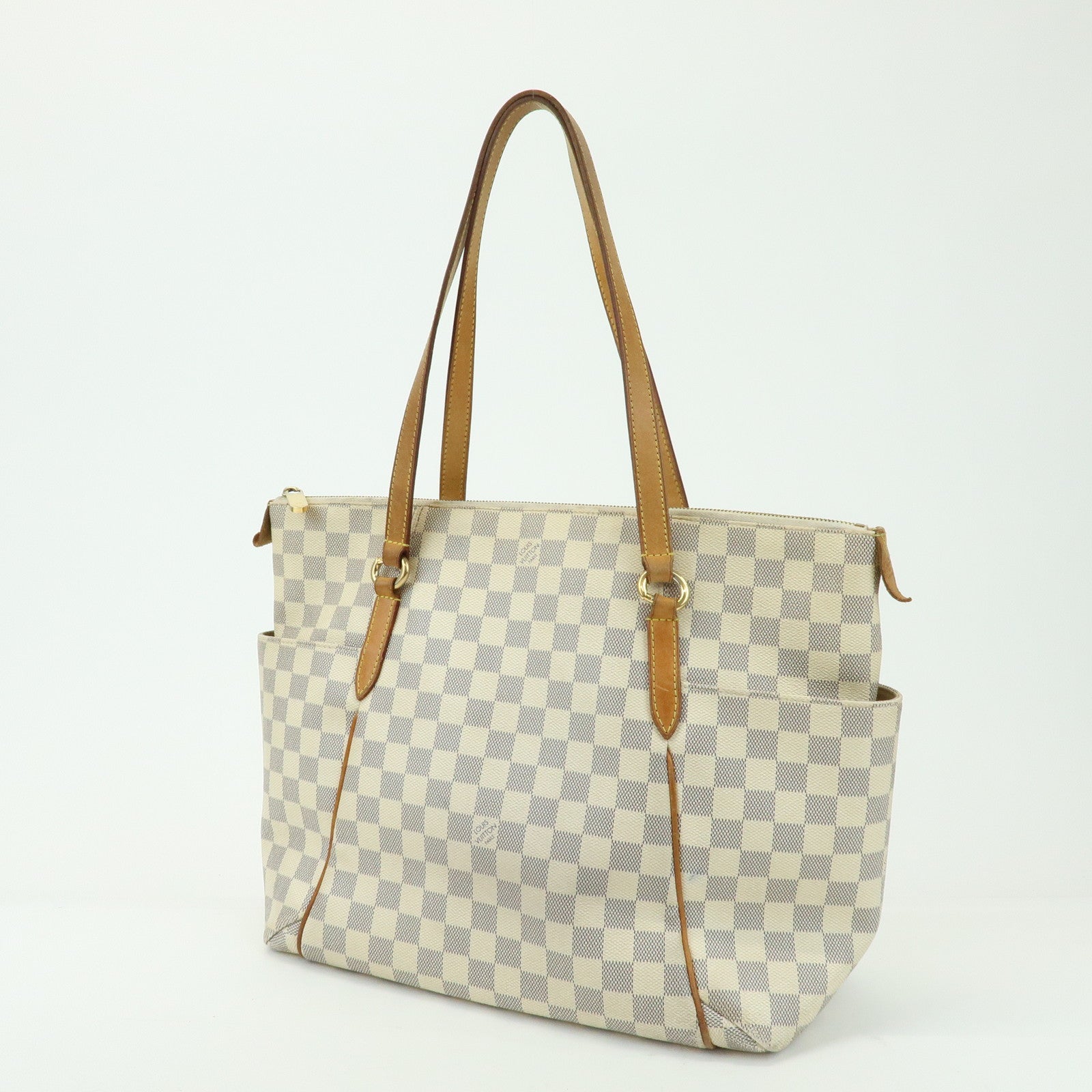 Louis Vuitton Damier Azur Totally MM Tote Bag Shoulder Bag N51262