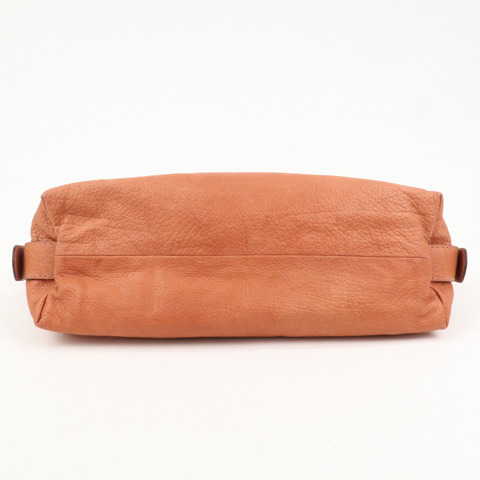 GUCCI Bamboo Leather Boston Bag Shoulder Bag Coral 232959