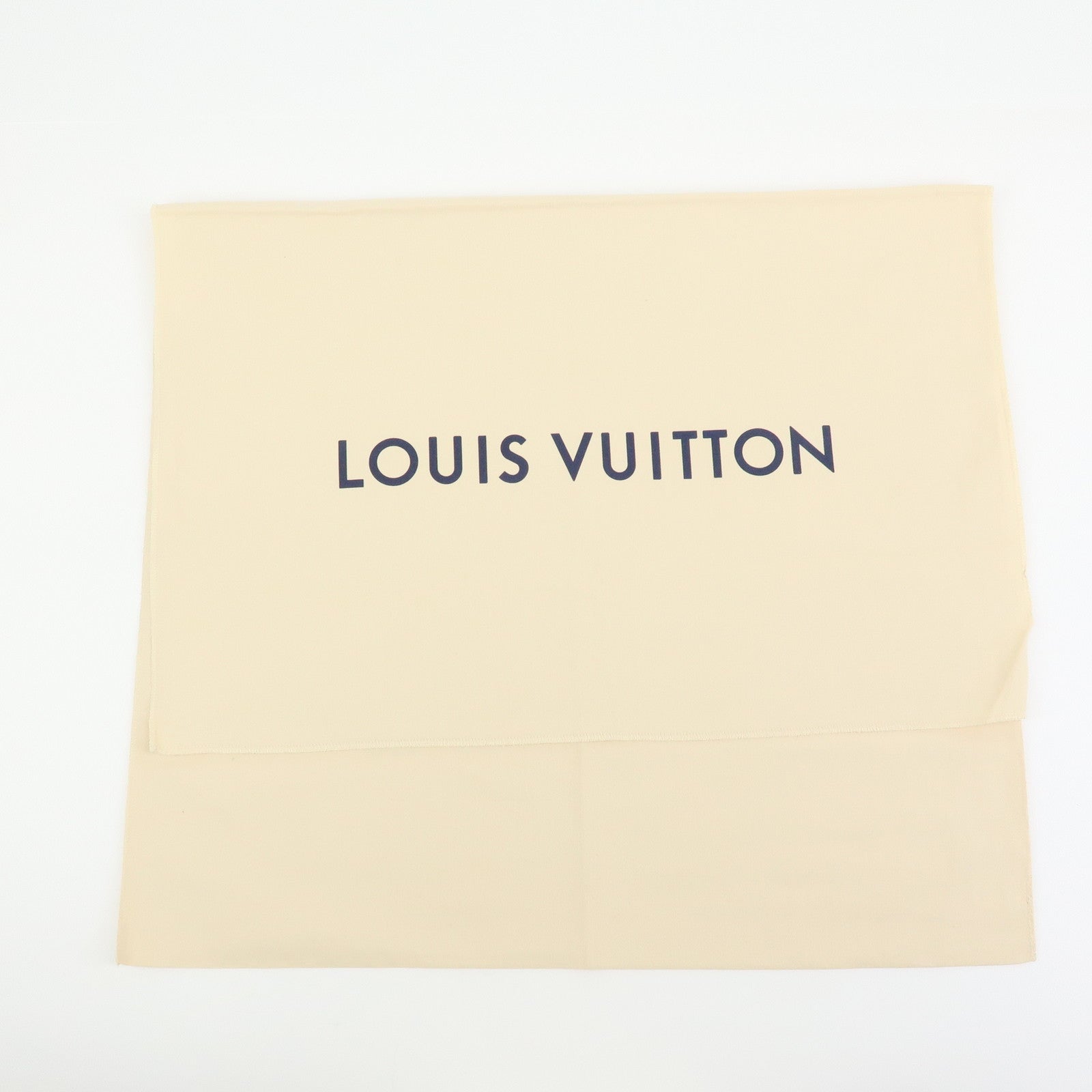 Louis Vuitton Set of 10 Dust Bag Storage Bag Flap Style Beige