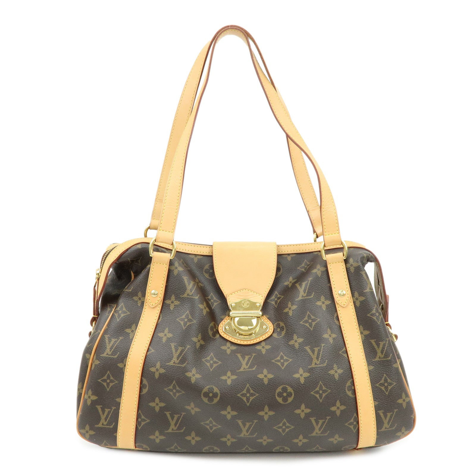 Louis Vuitton Monogram Stresa PM Shoulder Bag Brown M51186