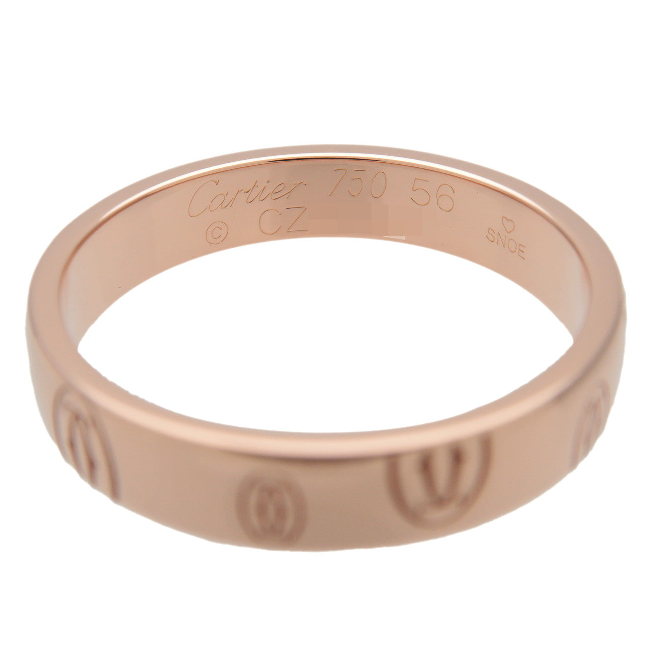 Cartier Happy Birthday Ring K18 750PG Rose Gold #56 US7.5-8 EU56