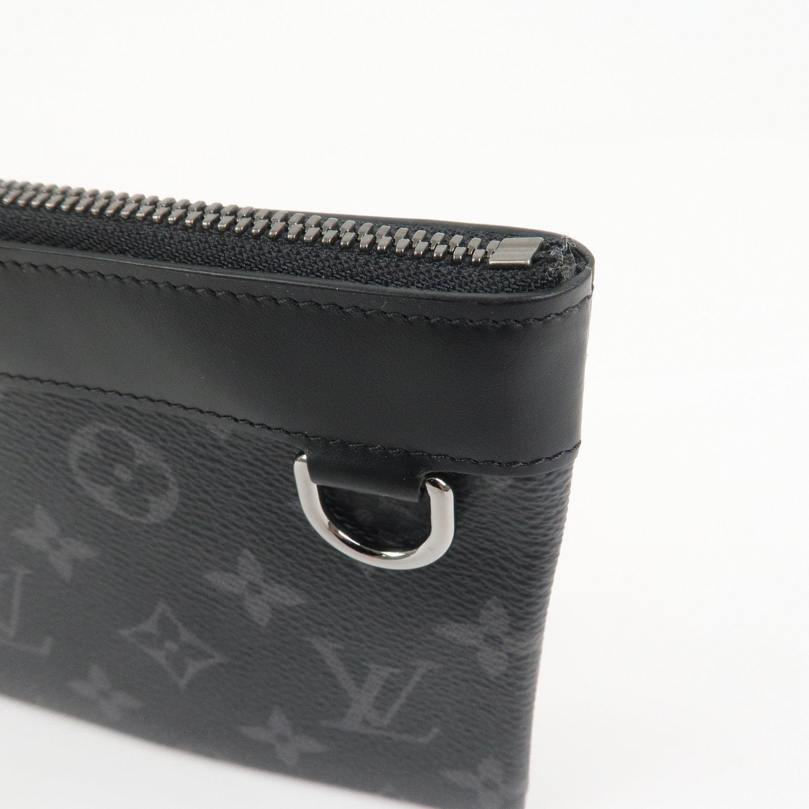 Louis Vuitton Monogram Eclips Pochette Discovery PM Pouch M44323