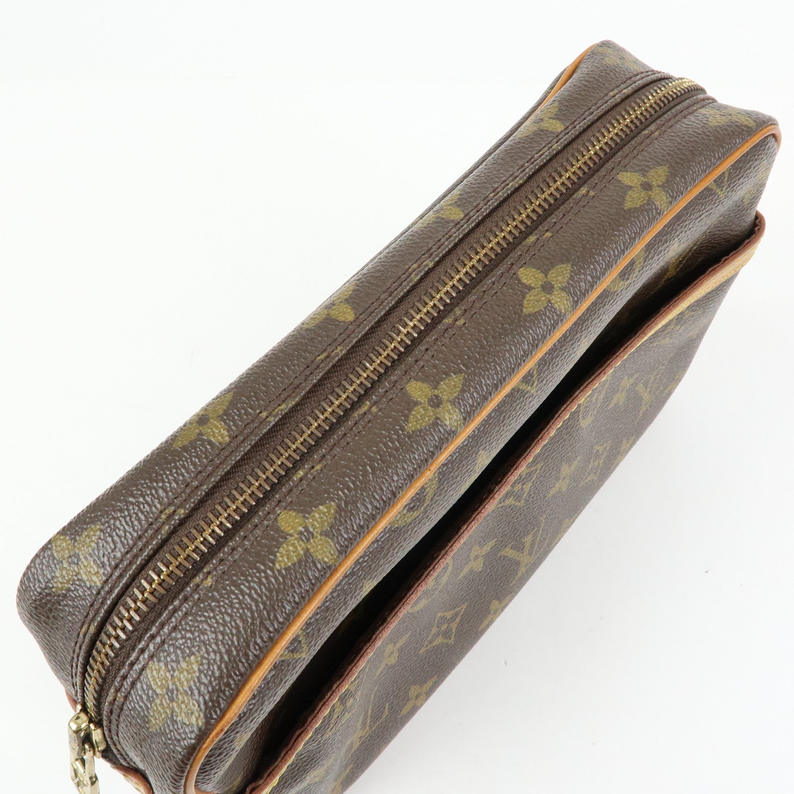 Louis Vuitton Monogram Compiegne 23 Pouch Clutch Bag Brown M51845