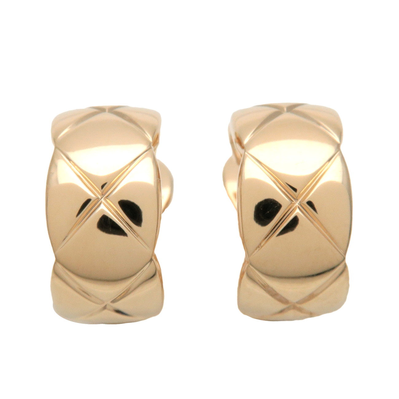 CHANEL COCO Crush Earrings K18 750YG Yellow Gold J11134