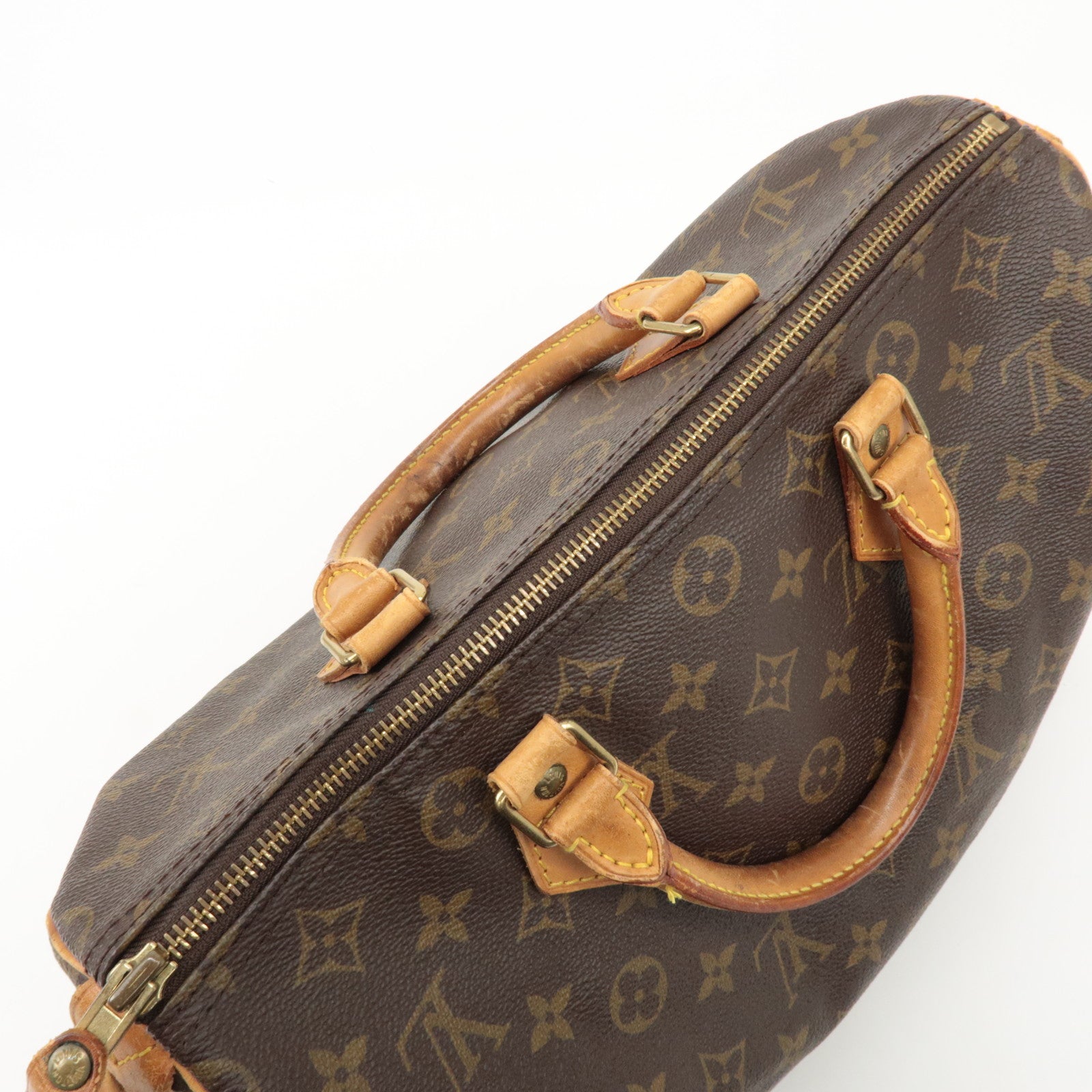 Louis Vuitton Monogram Speedy 30 Hand Bag Boston Bag M41526 Used