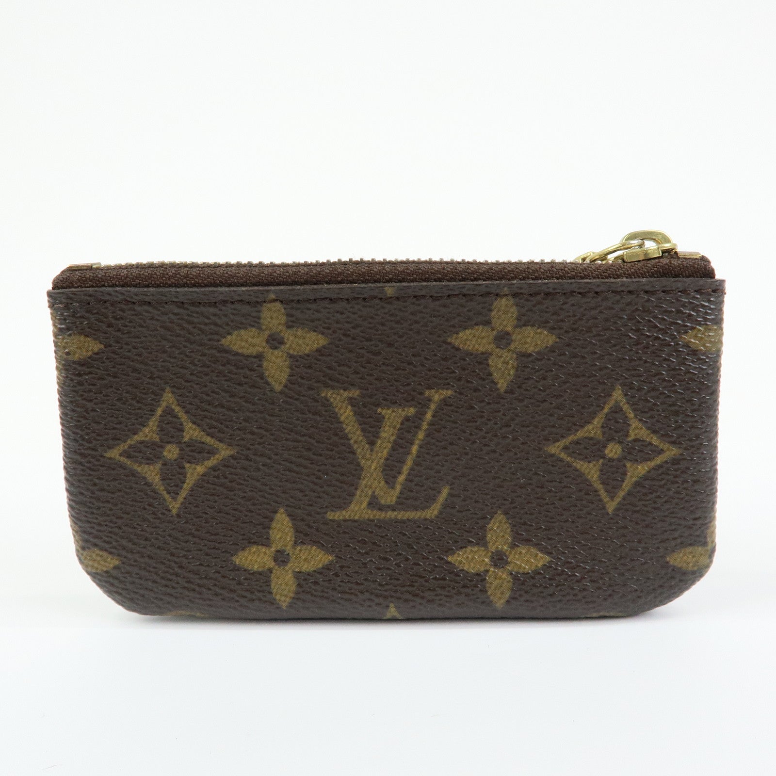 Louis Vuitton Monogram Pochette Cles Coin Case Key Case M62650