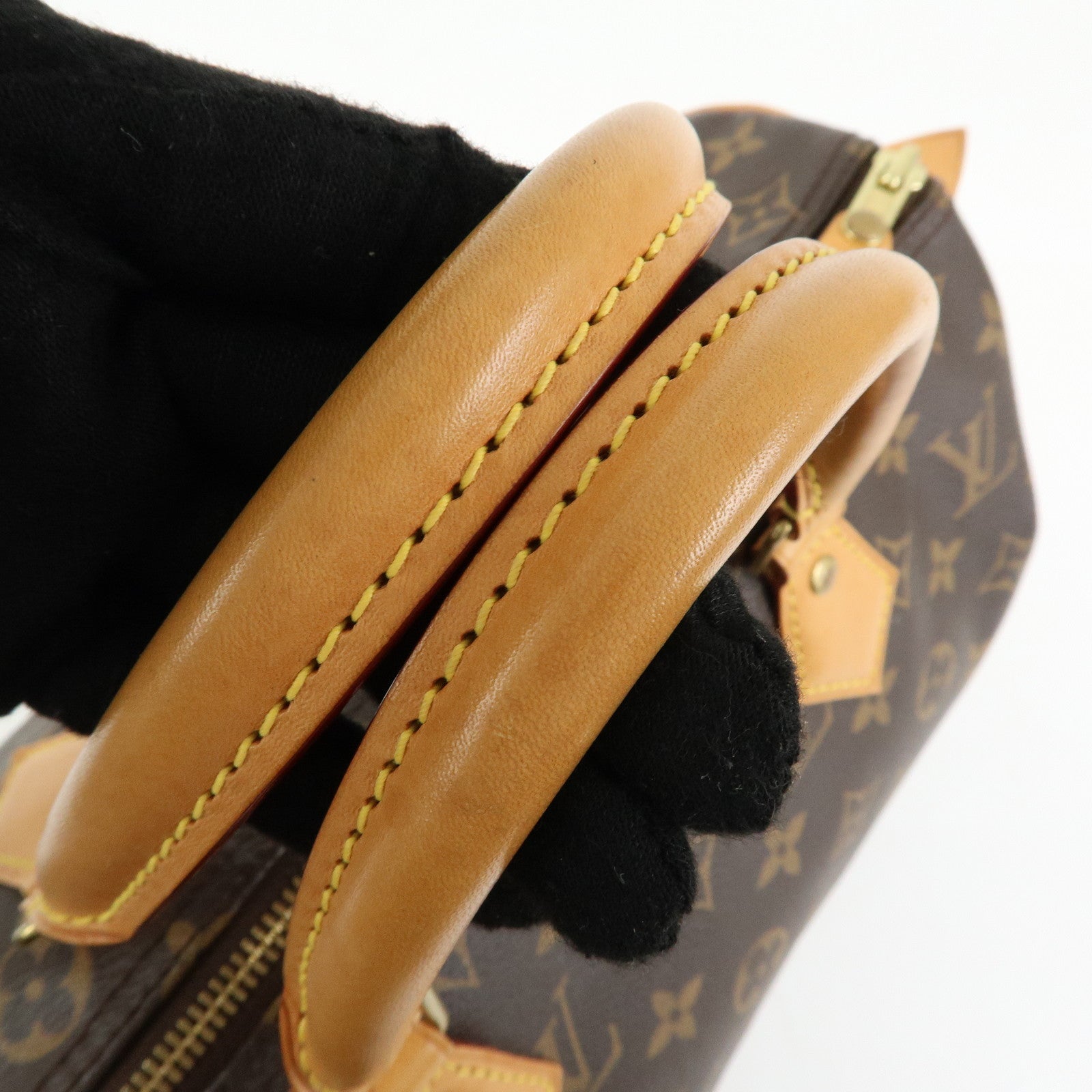 Louis Vuitton Monogram Speedy 30 Boston Bag Hand Bag Brown M41108