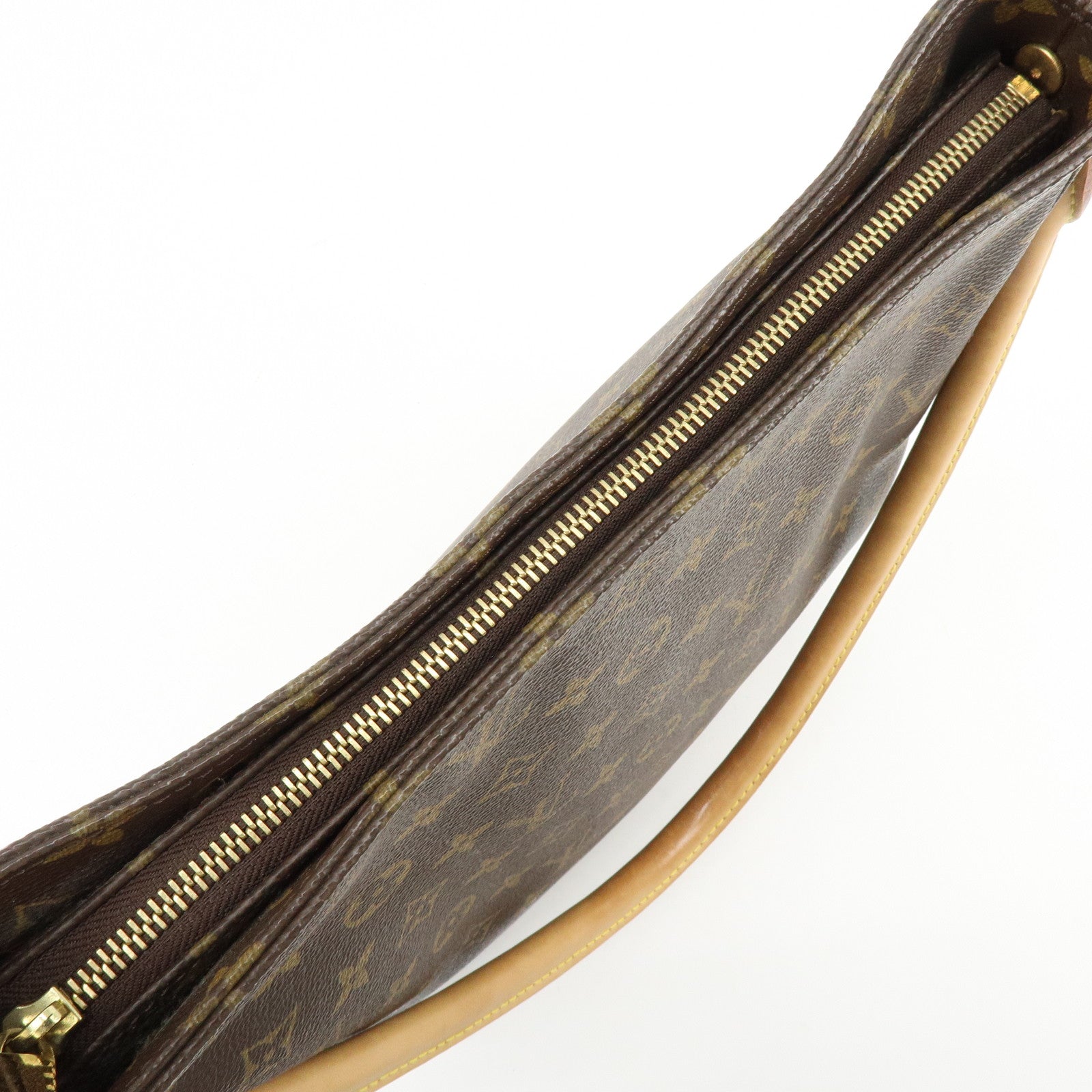 Louis Vuitton Monogram Looping GM Shoulder Bag Brown M51145