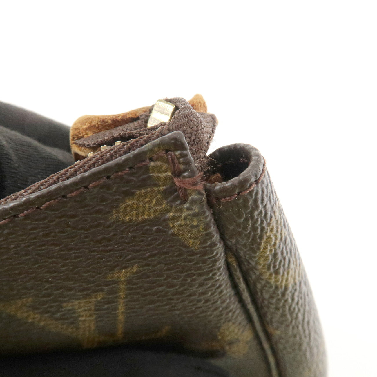 Louis Vuitton Monogram Pochette Accessoires Hand Bag Brown M51980 Used