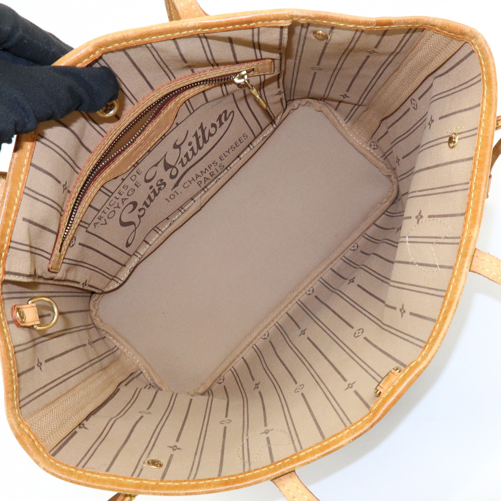 Louis Vuitton Monogram Neverfull PM Tote Bag Hand Bag M40155