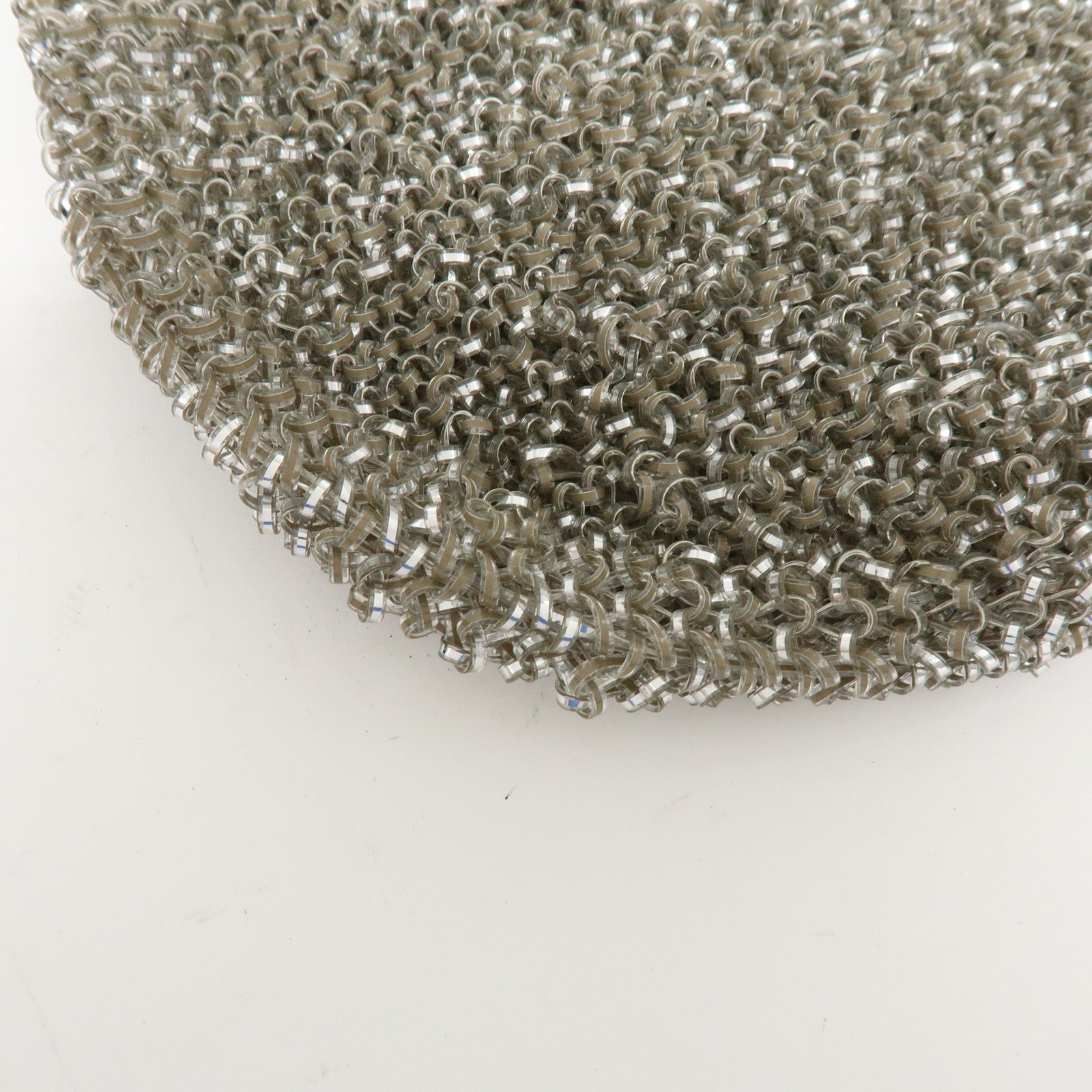 ANTEPRIMA PVC Wire Bag PVC 2Way Bag Hand Bag Shoulder Bag Silver