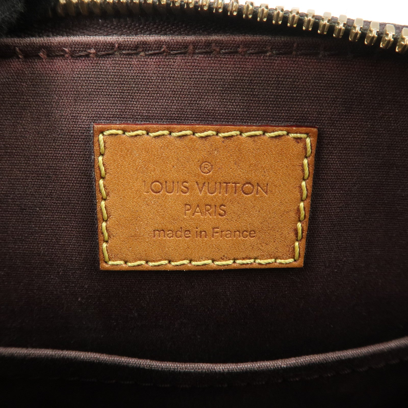 Louis Vuitton Monogram Vernis Alma BB 2Way Bag Amarante M91678