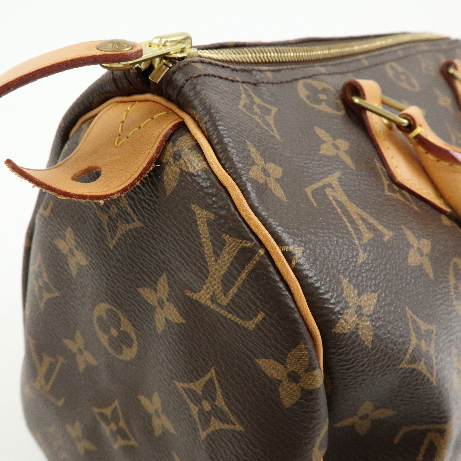 Louis Vuitton Monogram Speedy 30 Boston Bag Hand Bag Brown M41108